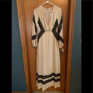 NWT vintage feel maxi dress